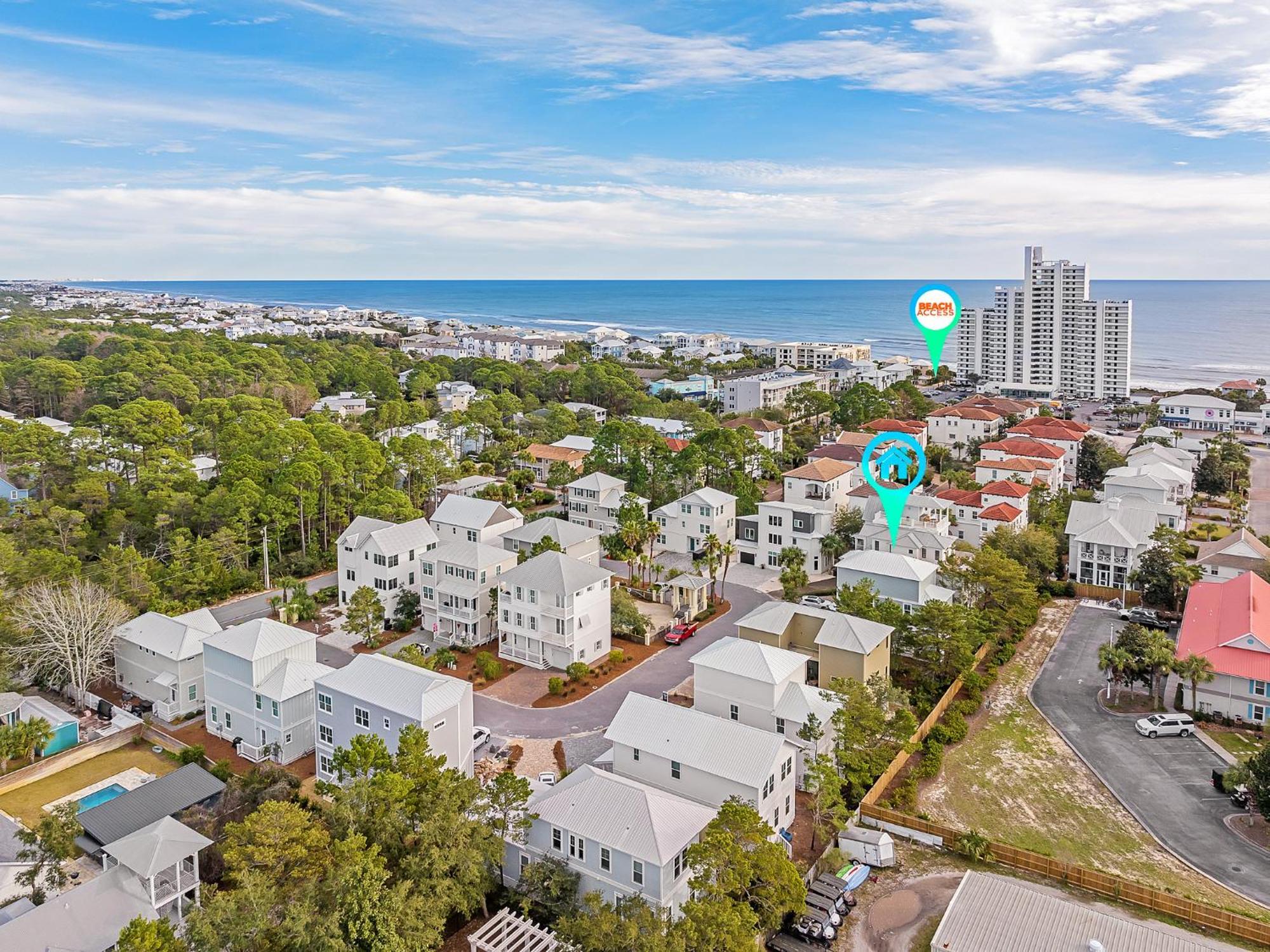 Shellabrate Good Times A Brand New Home For 2024 Only 3 Blocks To The Beach With Community Pool Santa Rosa Beach Exteriér fotografie